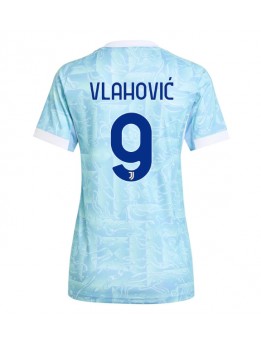 Zenske Futbalové oblečenie Juventus Dusan Vlahovic #9 2025-26 Krátky Rukáv - Preč Zenske Futbalové oblečenie Juventus Dusan Vlahovic #9 2025-26 Krátky Rukáv - Preč